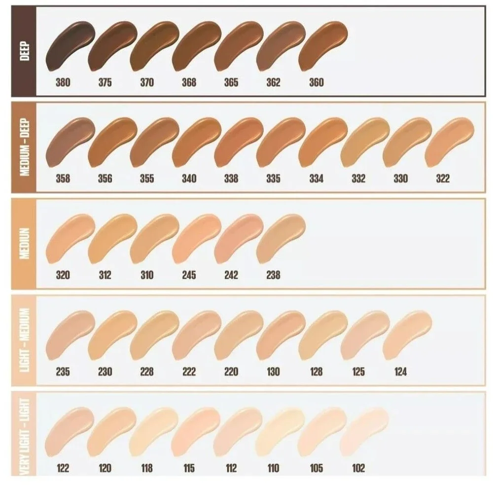 2 Maybelline Fit me matte +‎ poreless normal to oily skin foundation Shade 335
